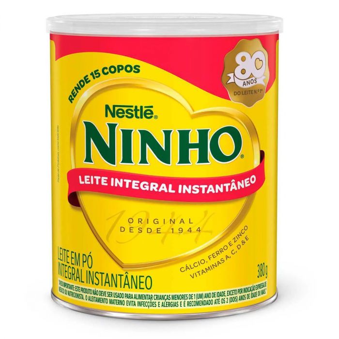 Nestlé Ninho® Leite Integral Instantâneo (380g)