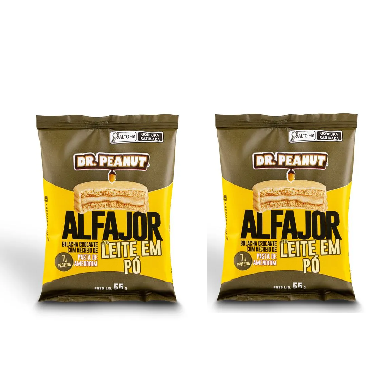 Alfajor Dr. Peanut (2x55g) - Sabores: