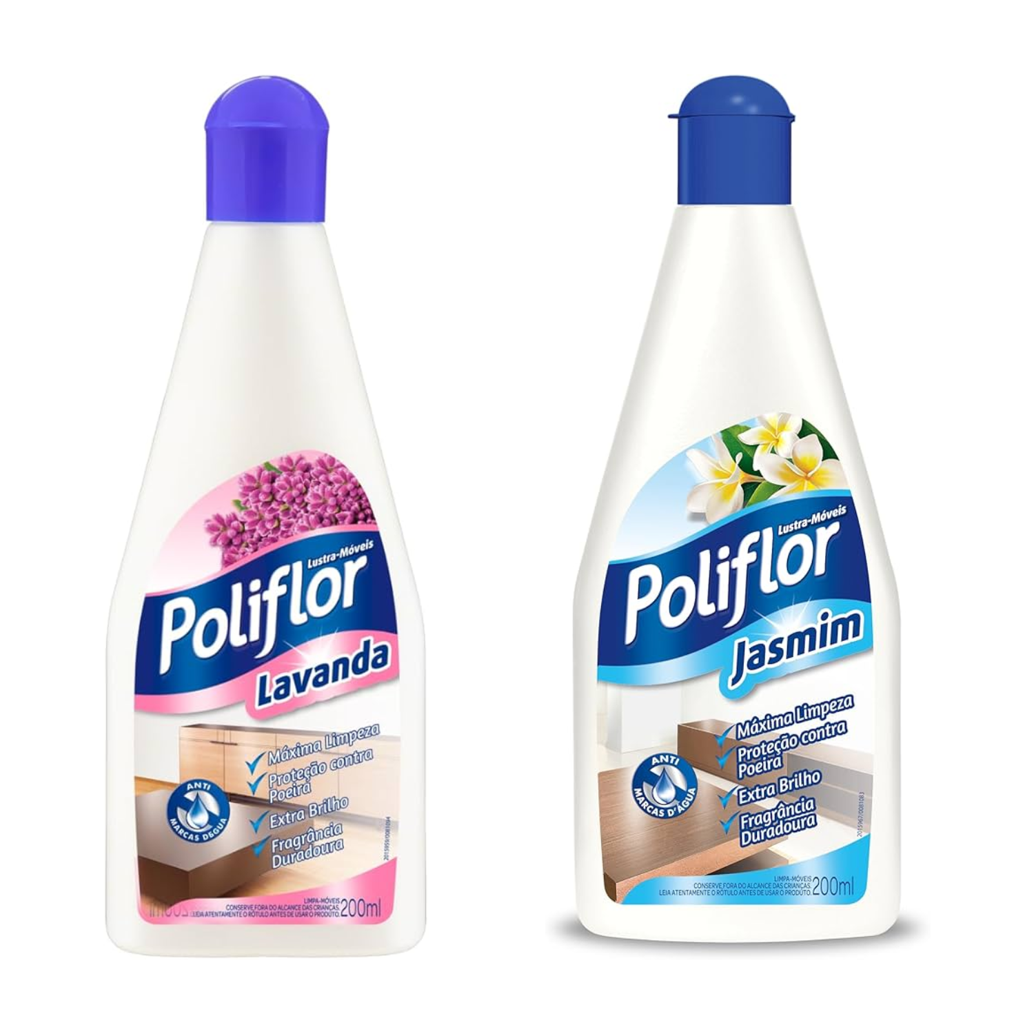 Lustra Móveis Poliflor Squeeze - (Unidade | 200ml) - Fragrâncias: