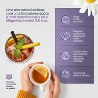 True Magnésio + Inositol Relief 3.0 Sachê - Camomila, Laranja e Lavanda (3x7g)