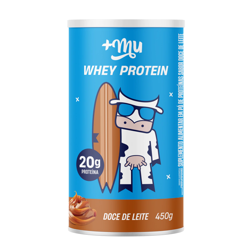 +Mu Whey Protein Concentrado (450g)