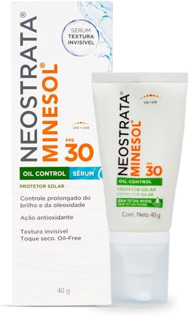 Neostrata Minesol Protetor Solar Facial Sérum Oil Control FPS 30, 40g