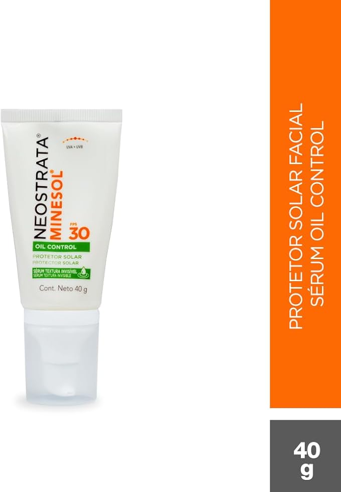 Neostrata Minesol Protetor Solar Facial Sérum Oil Control FPS 30, 40g