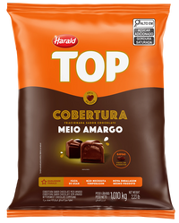 Cobertura de Chocolate Gotas Top Harald (1,010Kg)