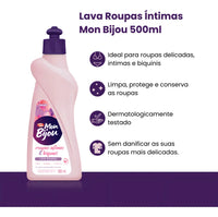 Mon Bijou Sabão Líquido para Roupas Íntimas & Biquínis (300ml)