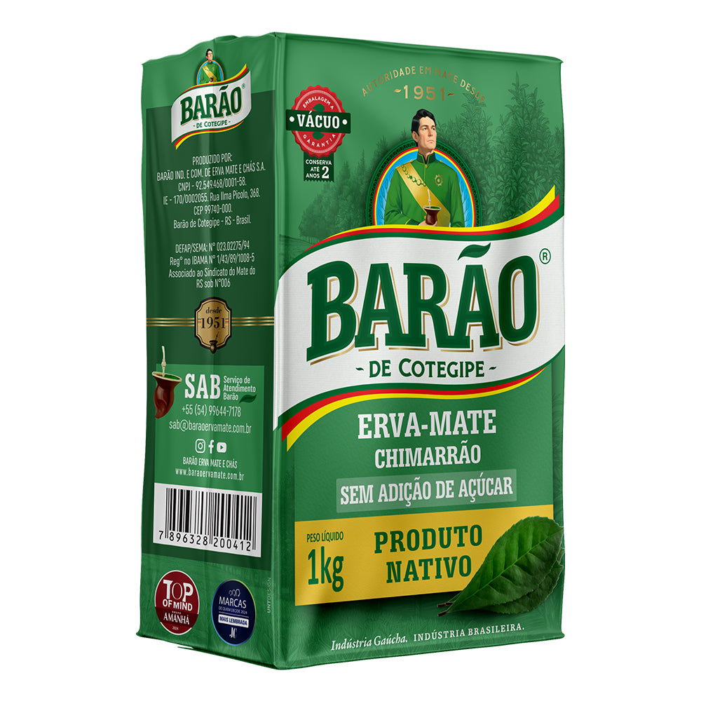 Barão Yerba Mate Chimarrão Unsweetened 1kg