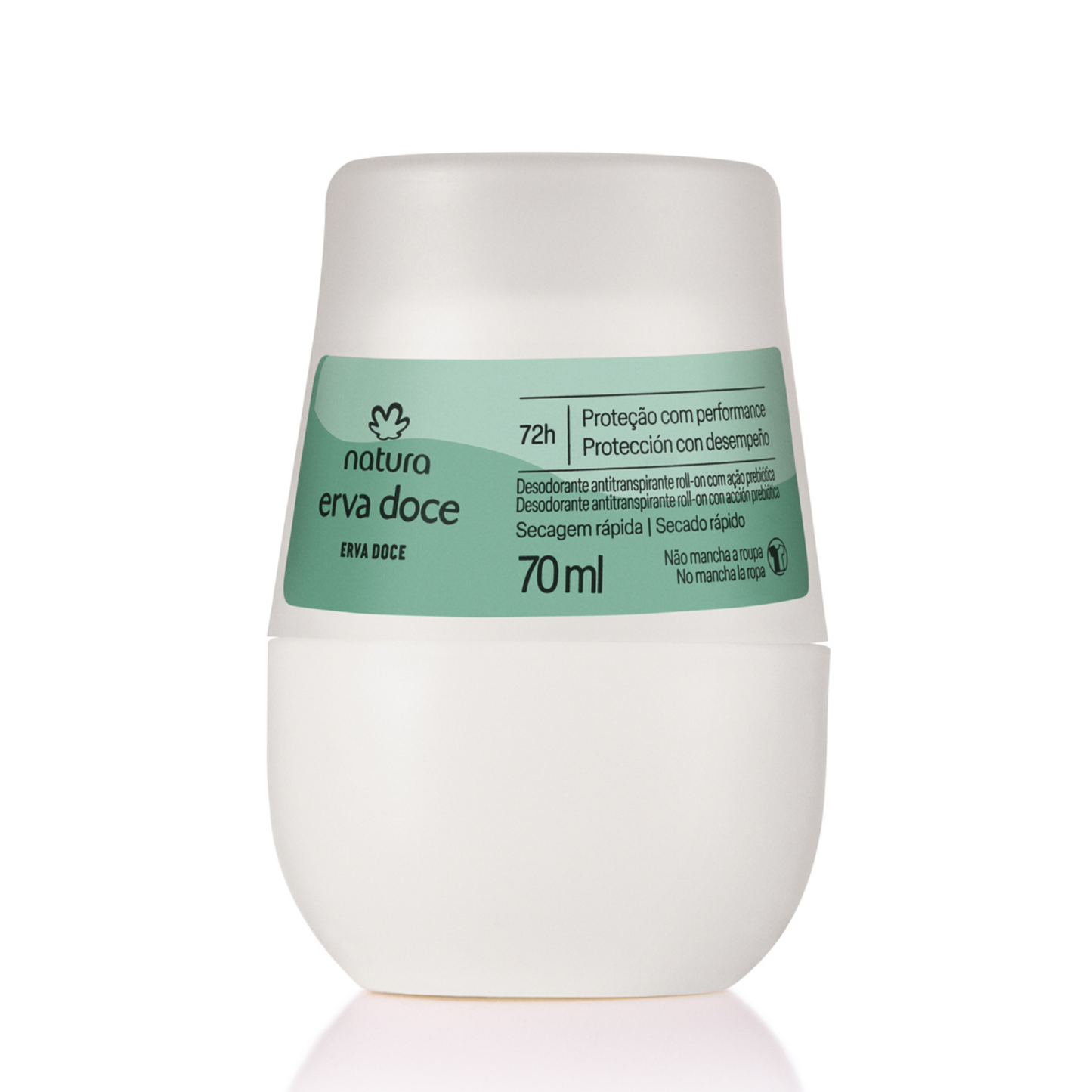 Natura Roll On Deodorant Erva Doce - 70 Ml -