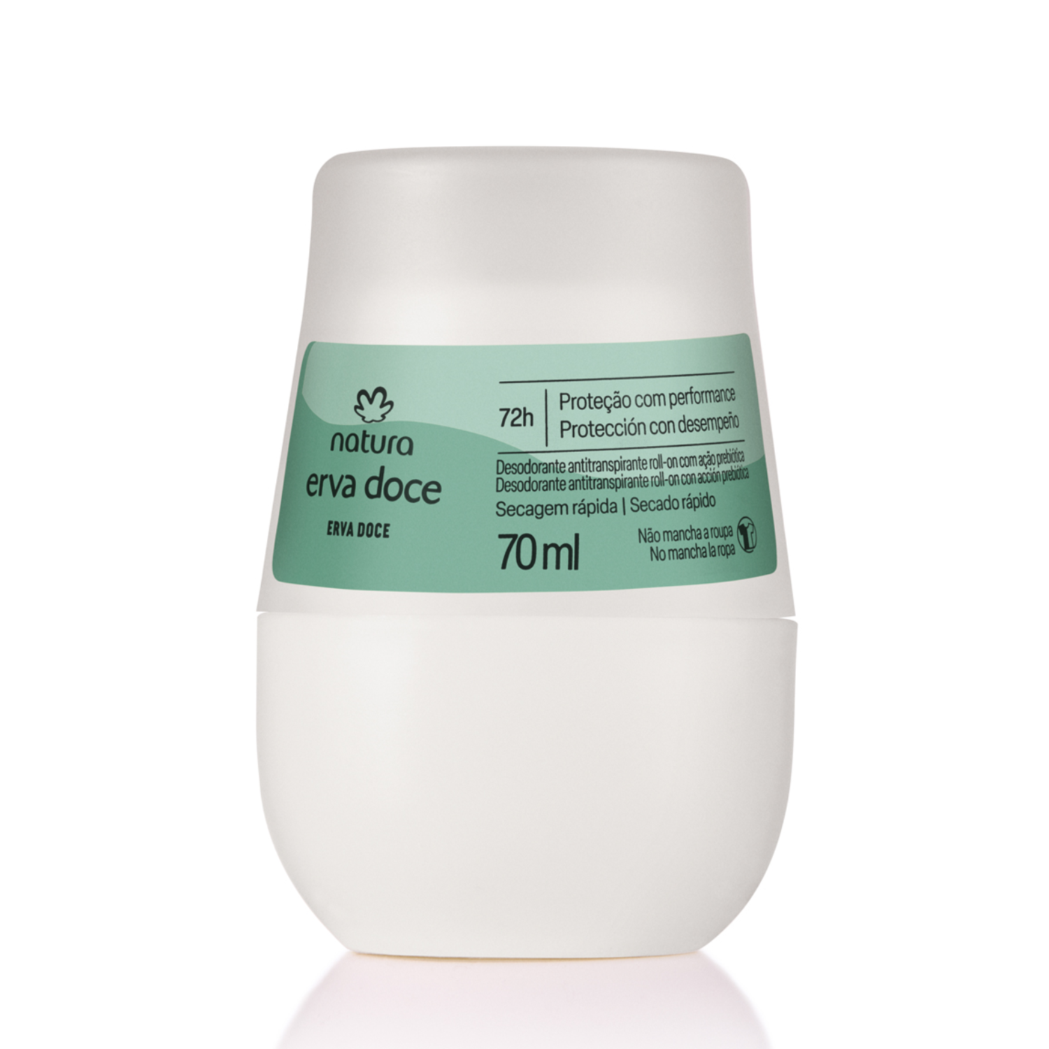 Natura Roll On Deodorant Erva Doce - 70 Ml -