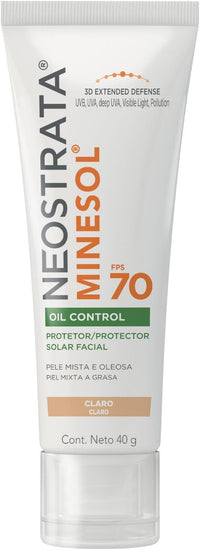 Protetor Minesol Oil Control Claro Fps70 40G