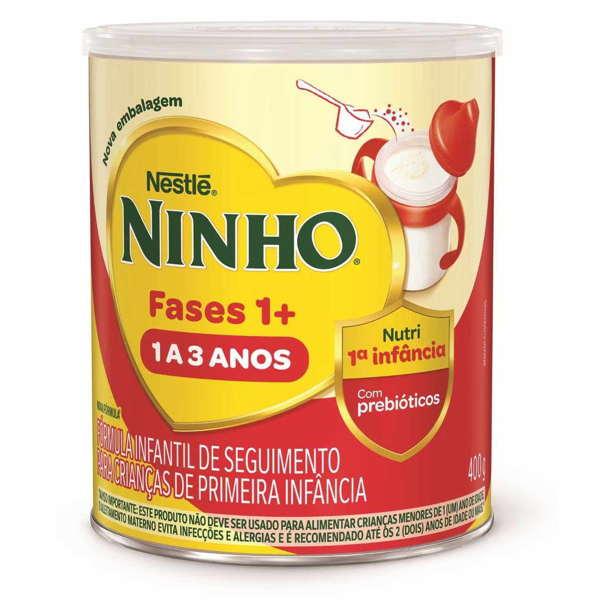 Ninho Fases 1+ 1 a 3 anos 400g