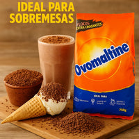 Ovomaltine Em Pó 750g Flocos Extra Crocante Chocolate