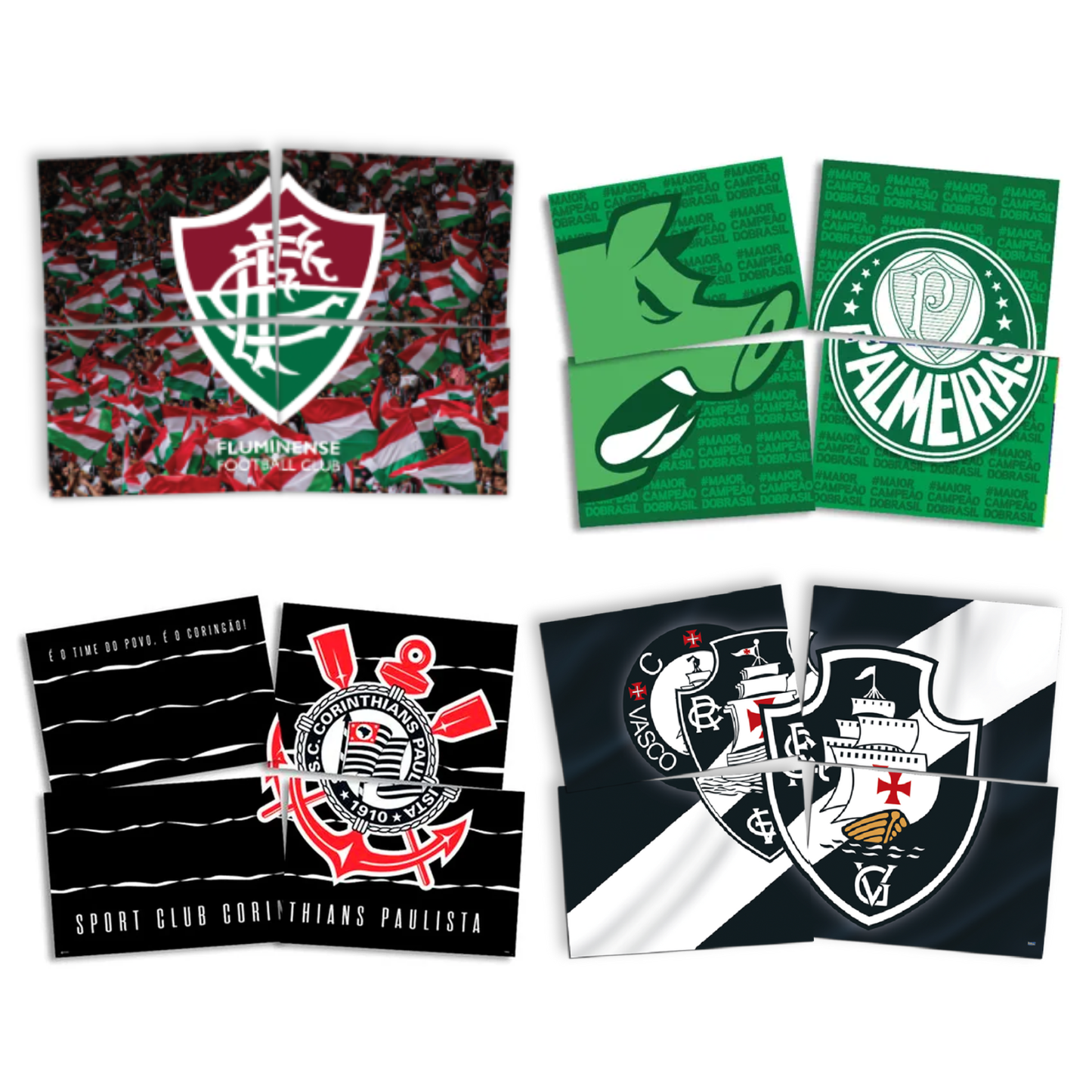 Painel Decorativo Festcolor 4 Lâminas – Coleção Times (Unidade):