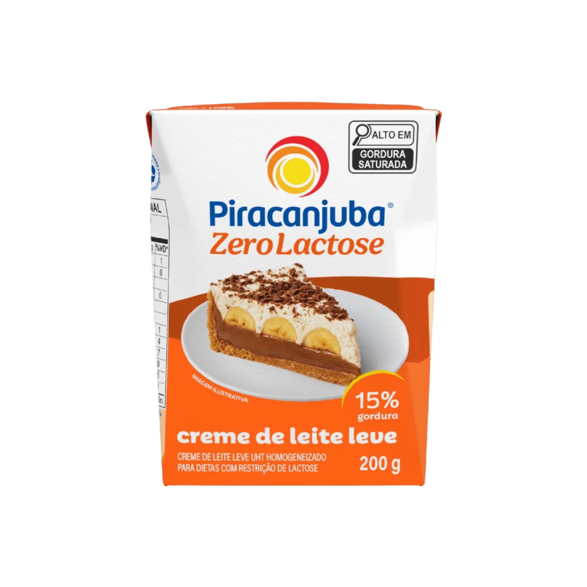 Piracanjuba Creme de Leite Zero Lactose (200g)