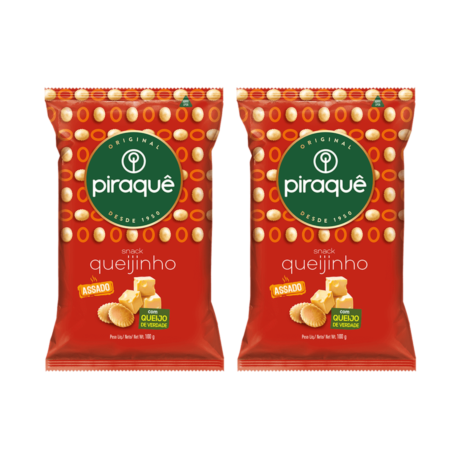 Piraquê Salty Cheese Biscuit 2 x 100g