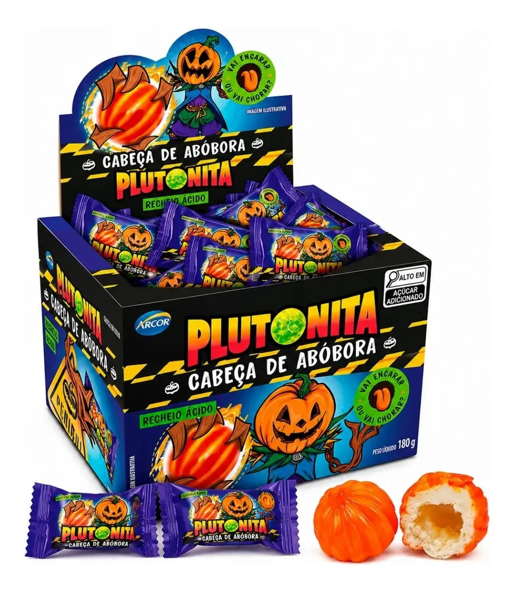 Chiclete Recheado Plutonita 180g