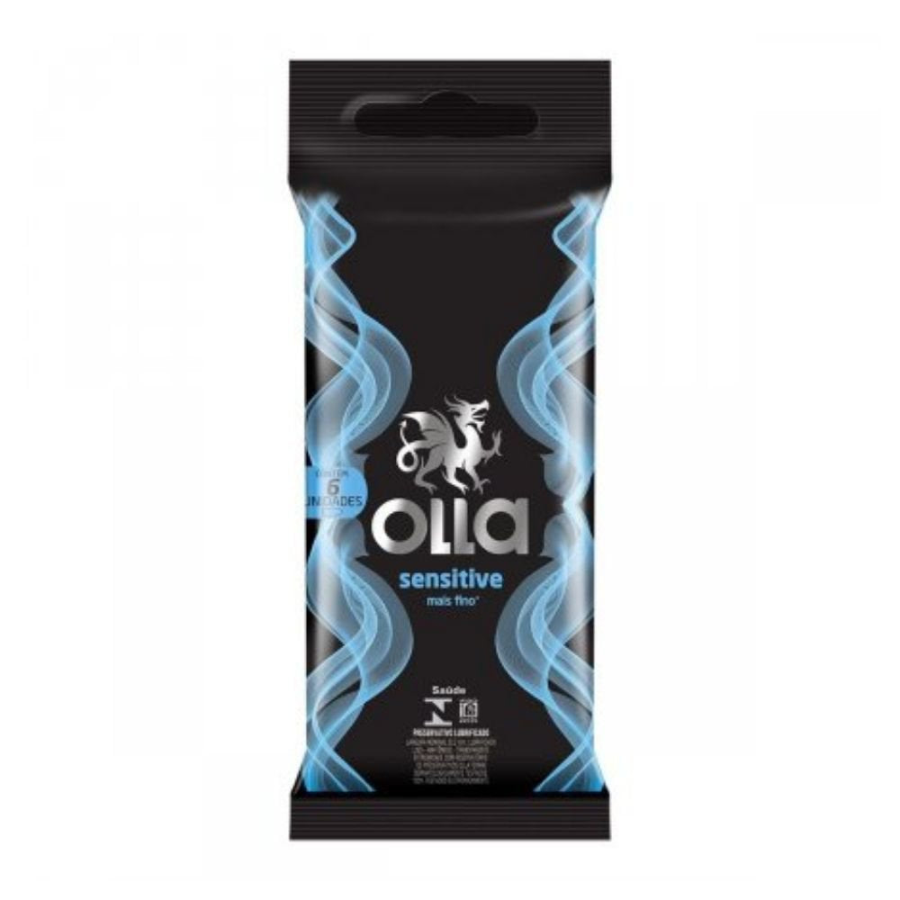 Preservativo Olla Sensitive Mais Fino 6 Un.