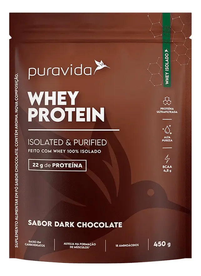 Whey Protein Isolated & Purified Dark Chocolate 450g
