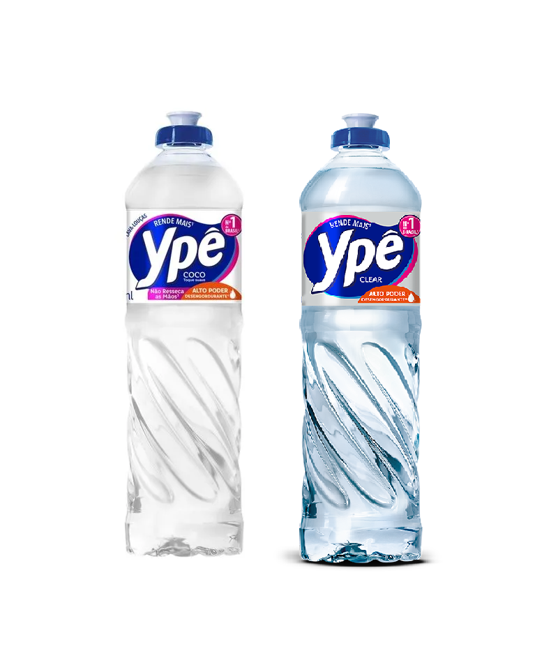 Ypê Liquid Detergent with high degreasing power (unit) 500ml