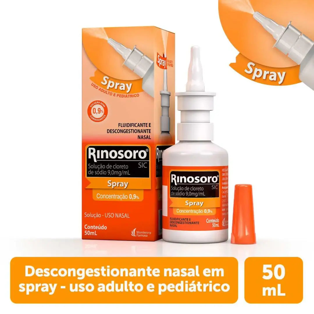 Rinosoro 0,9% Descongestionante Spray e Jet 100ml e 50ml
