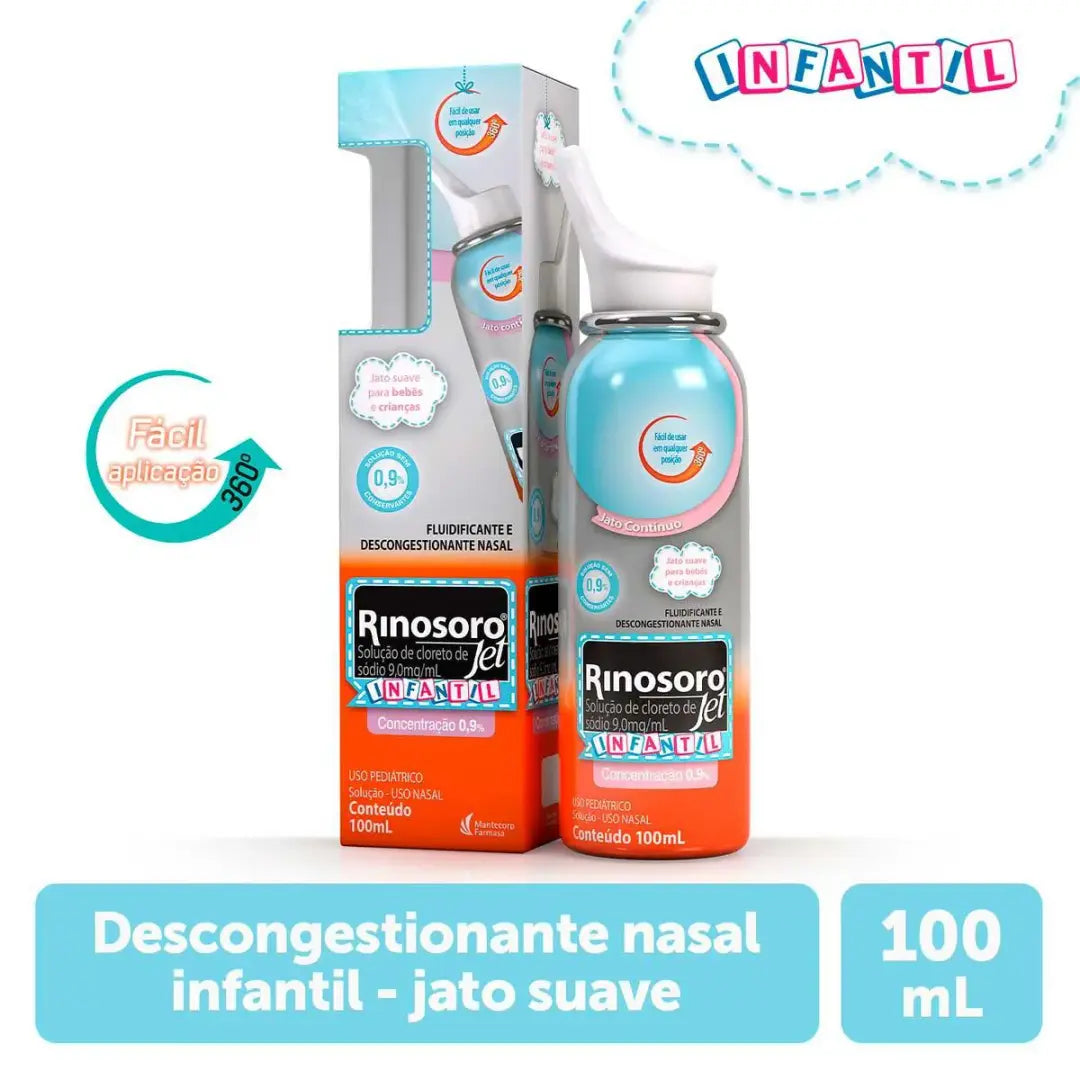 Rinosoro 0,9% Descongestionante Spray e Jet 100ml e 50ml