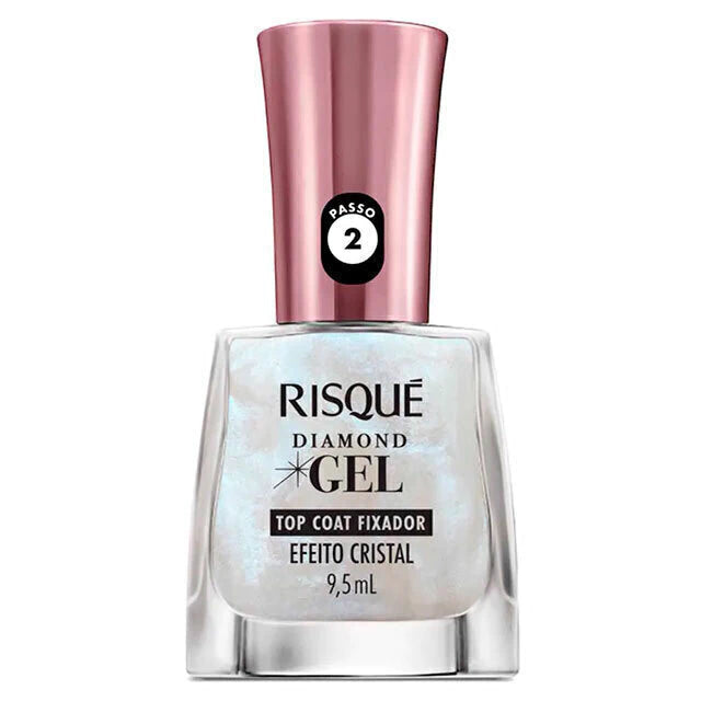 Risqué Esmalte Diamond Gel: Efeito Cristal (9,5ml)