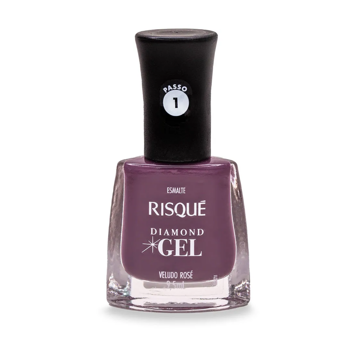 Risqué Esmalte Diamond Gel: Veludo Rosé (9,5ml)