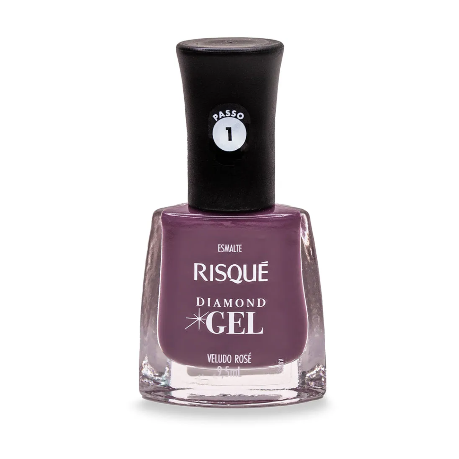 Risqué Esmalte Diamond Gel: Veludo Rosé (9,5ml)