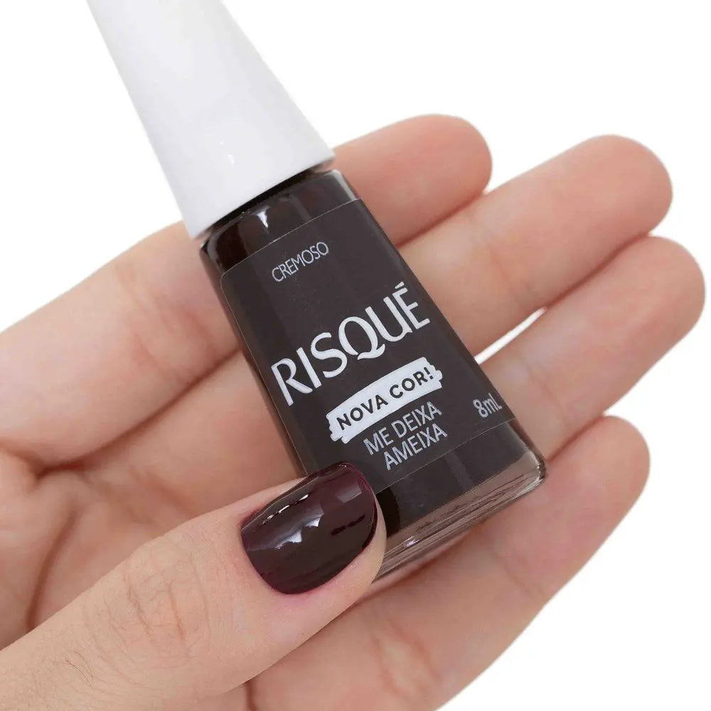 Risqué Esmalte Cremoso: Me Deixa Ameixa (8ml)
