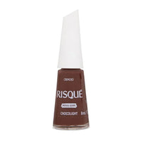 Risqué Esmalte Cremoso: Marrom Chocolight (8ml)