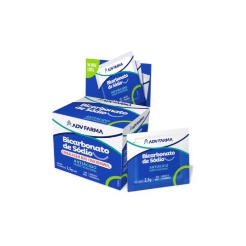 Bicarbonato de Sódio Adv Farma (10x2,5g | 50g)