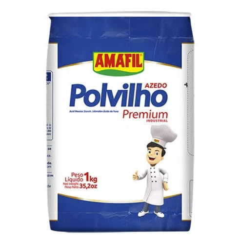 Polvilho de Mandioca Azedo Premium Amafil (1Kg)