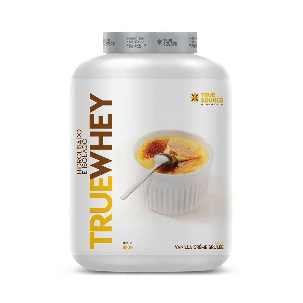 True Whey Isolado e Hidrolisado True Source: Vanilla Crème Brûlée (1,81Kg)