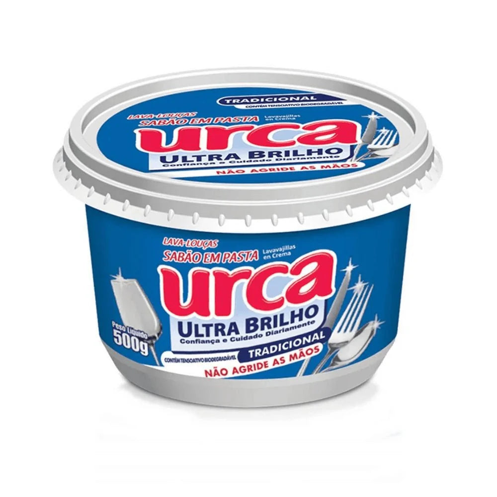 Urca Sabão em Massa Ultra Brilho (500g)