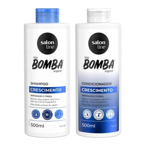 Salon Line Kit Shampoo and Conditioner SOS Bomba growth, repair and strength 500ml