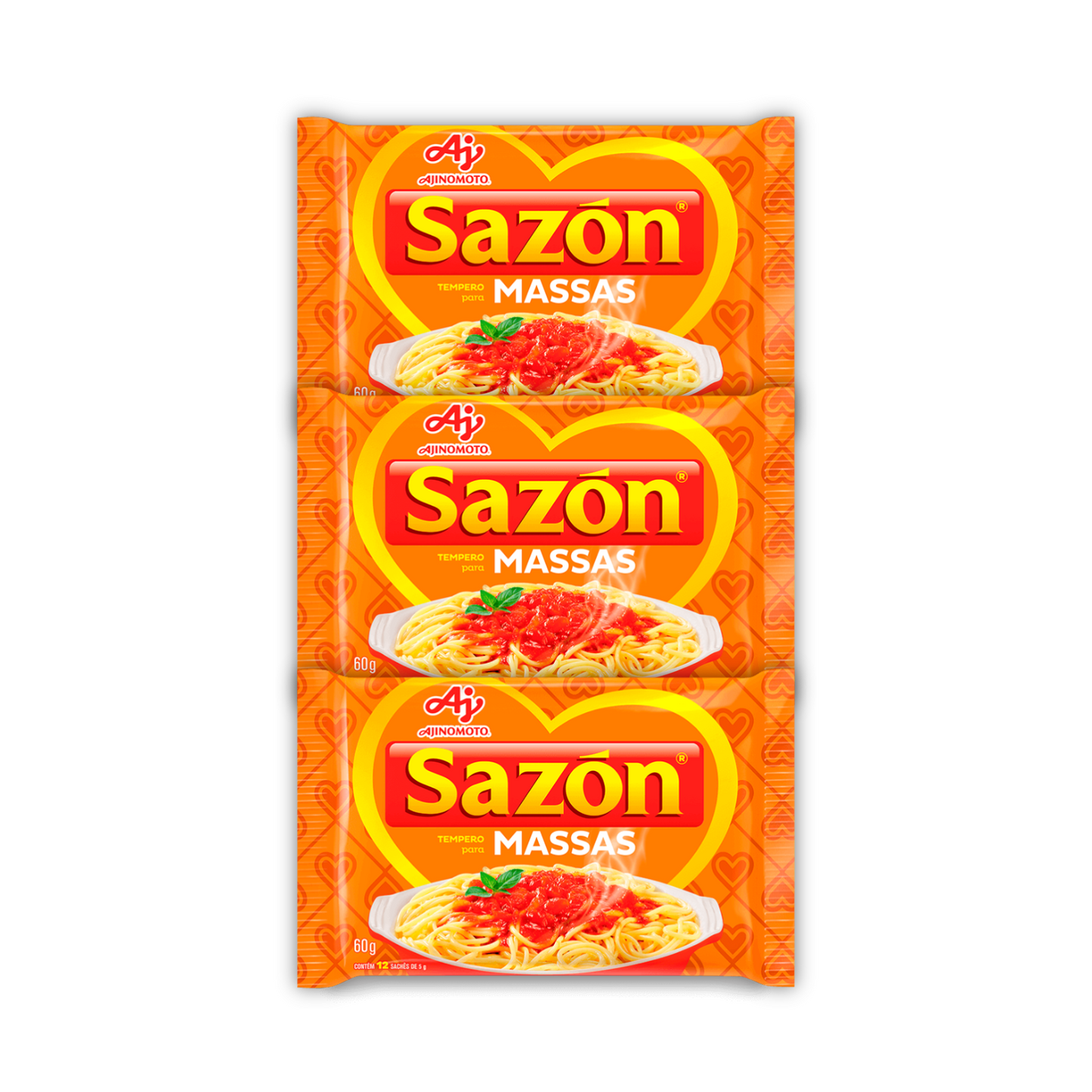Sazón® Tempero Massas (3x60g)