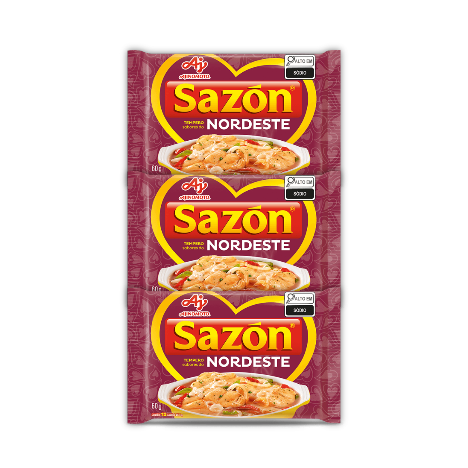 Sazón® Tempero Nordeste (3x60g)