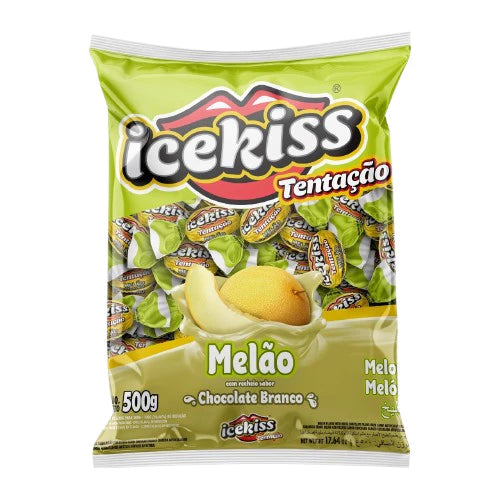 Bala Dura Icekiss Tentação Melão (500g)