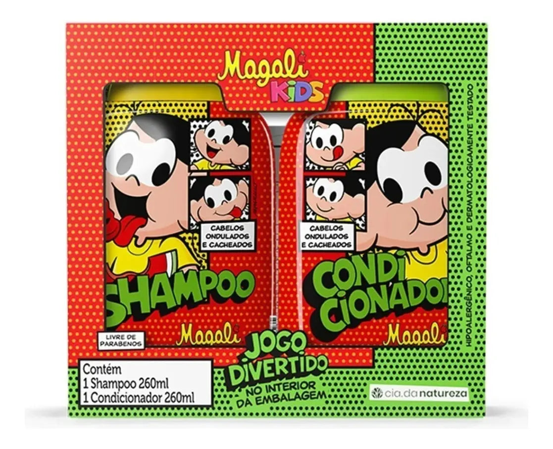 Kit Shampoo e Condicionador Turma da Mônica Kids 2x260ml