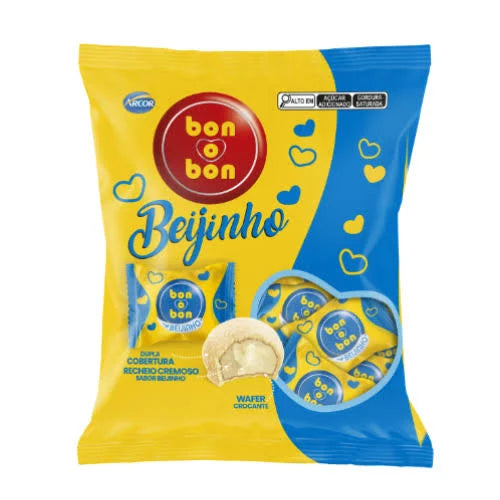 Bon o Bon - Wafer com Recheio de Coco e Cobertura de Chocolate Branco (750g)