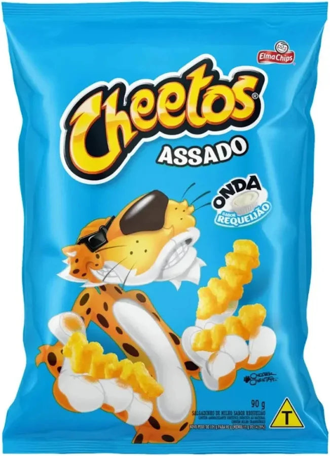 Elma Chips Salgadinho Cheetos: Onda Requeijão (90g).
