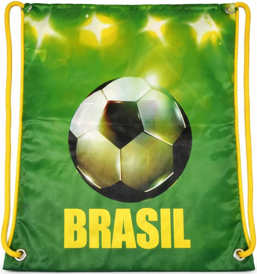 Bolsa Saco Brasil Oxford Mochila Esportiva Futebol Copa 2026