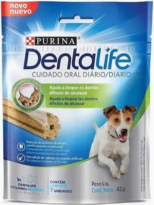 Petisco DentaLife Cães Adultos Pequenos 7 unidades (42g)