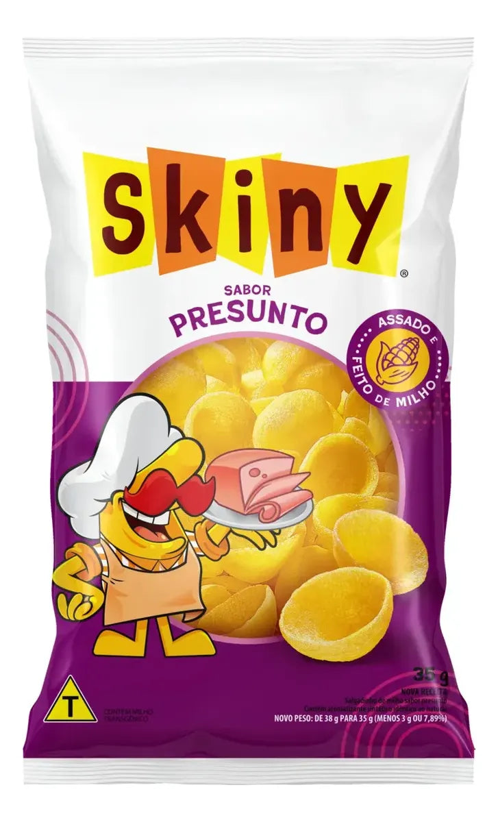 Salgadinho Skiny Assado Presunto 35g