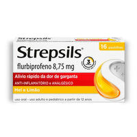 Strepsils 16 pastilhas Sabor Mel e Limão