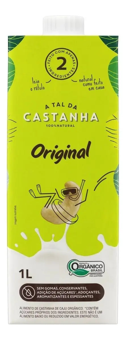 Bebida Vegetal A Tal Da Castanha Original 1l