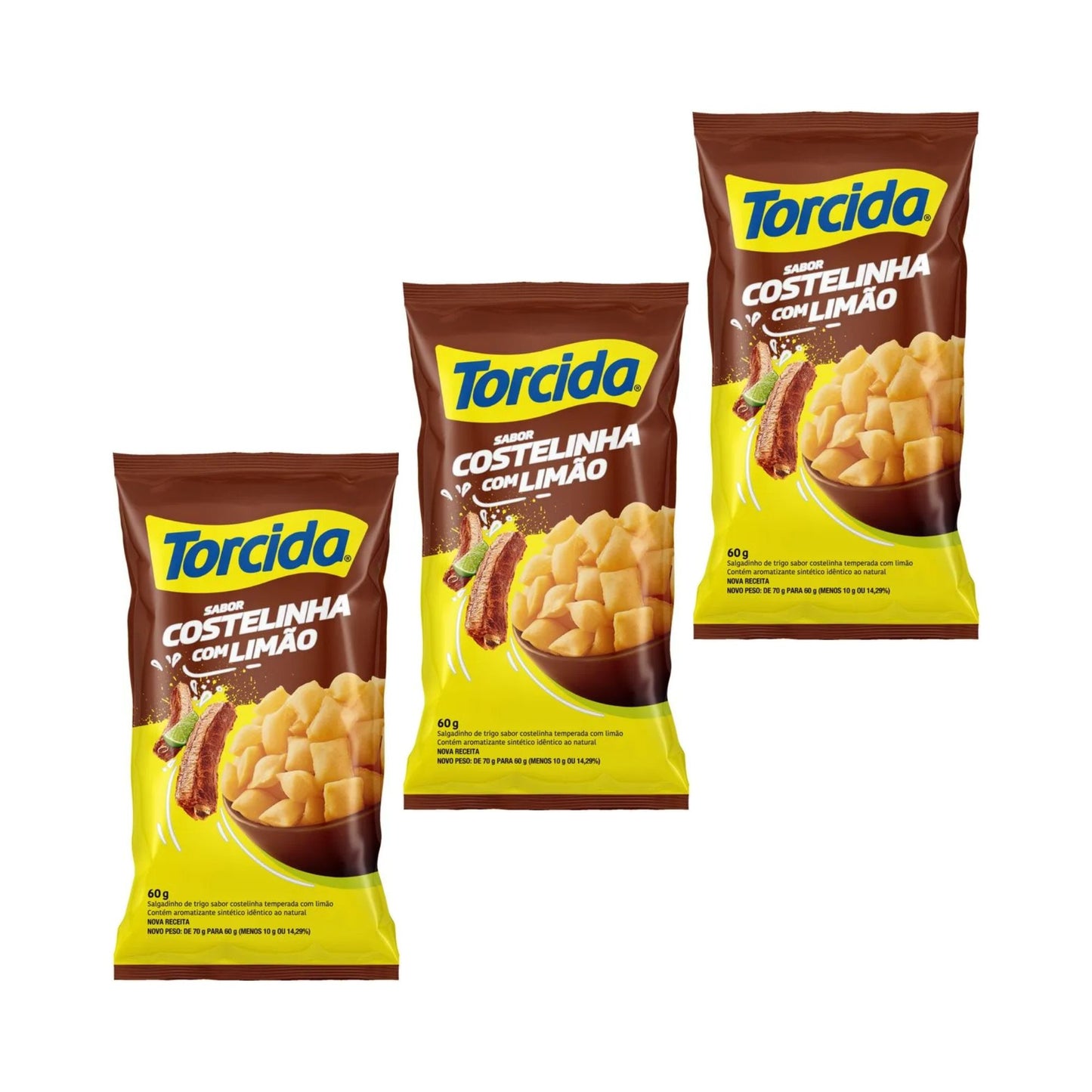 Salgadinho Torcida® (3x60g)