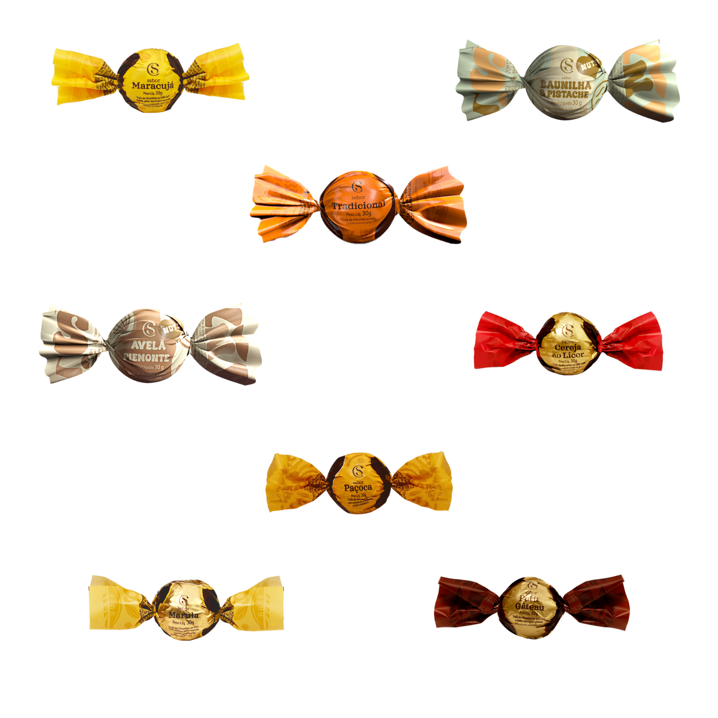 Trufa de Chocolate Cacau Show (Unidade | 30g) - Sabor: