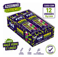 Fini Tubes Azedinho Extremo Maçã Verde E Limão 180g