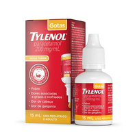 Tylenol Paracetamol 200mg/ml Solução Gotas (15ml)