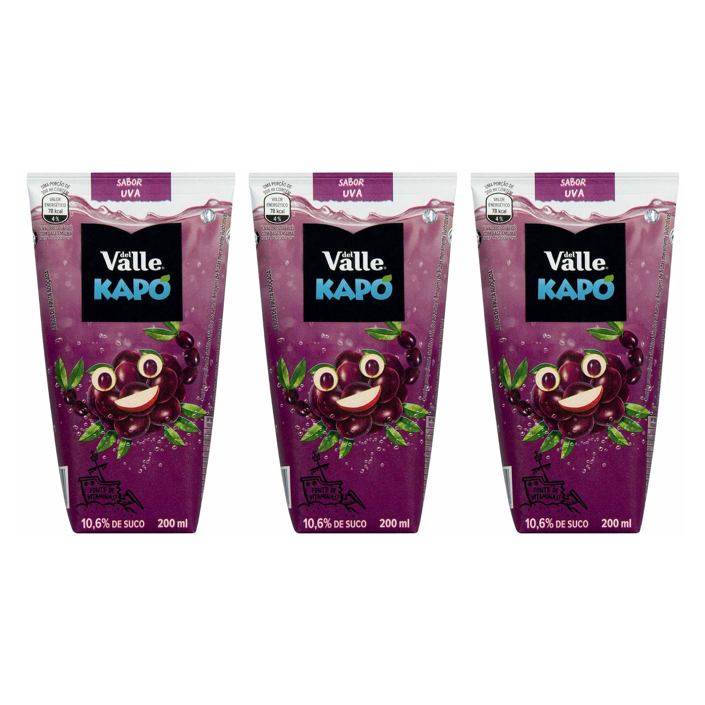 Suco Del Valle Kapo (3x200ml)